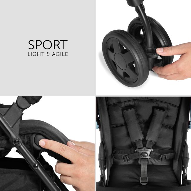 Carucior bebelusi si copii, 0 - 4 ani,  Hauck Sport, Blue EKD17152-3