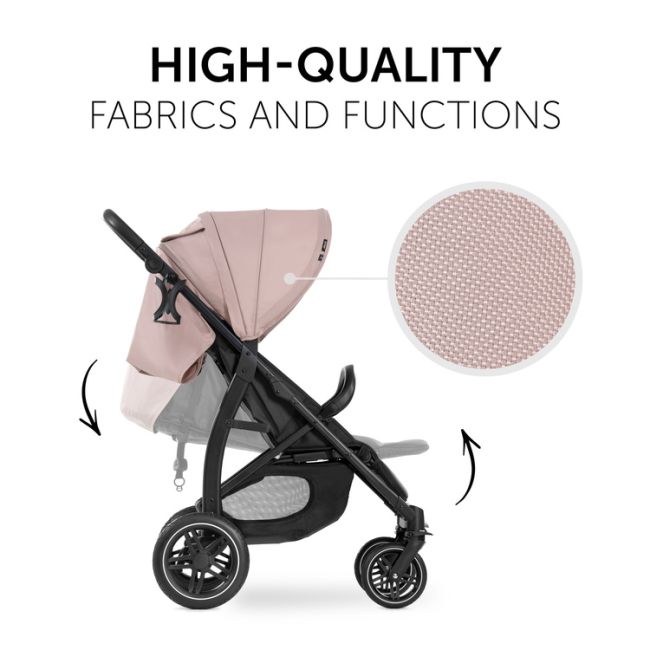 Carucior copii Hauck Rapid 4D, Dusty Rose EKD148976