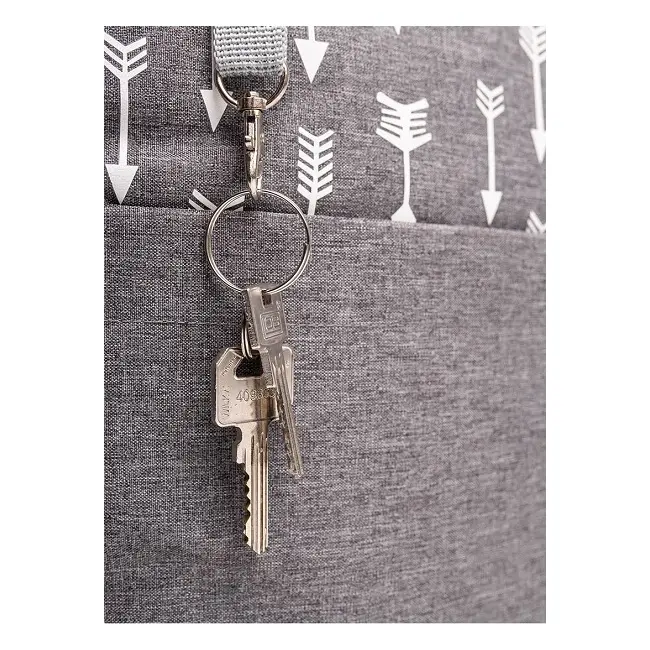 Geanta pentru calatorii 2 in 1, cu 17 buzunare, Kinder Hop, Space Grey EKDgs16880