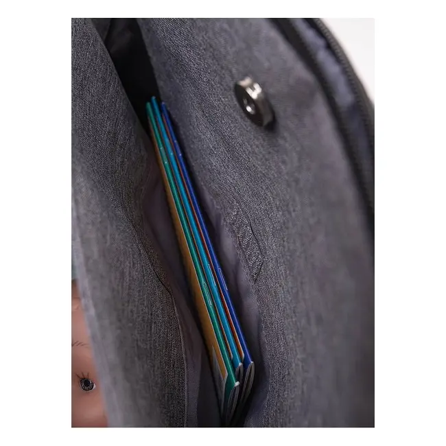 Geanta pentru calatorii 2 in 1, cu 17 buzunare, Kinder Hop, Space Grey EKDgs16880