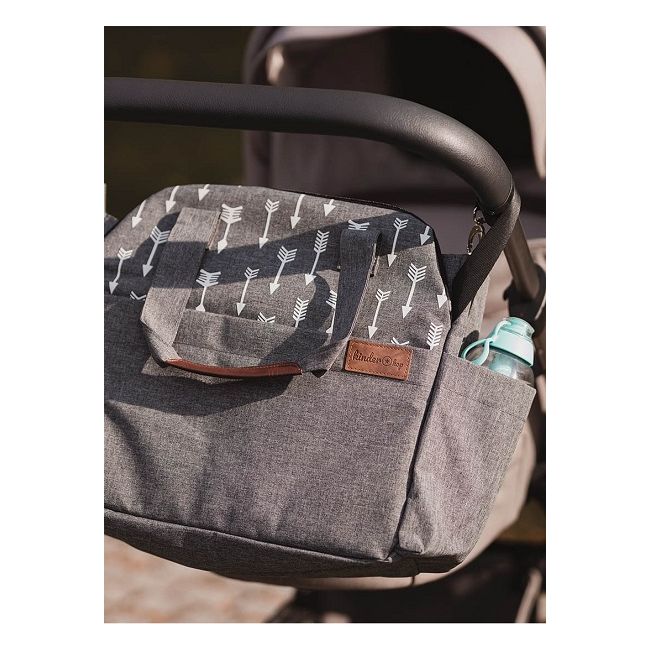 Geanta pentru calatorii 2 in 1, cu 17 buzunare, Kinder Hop, Space Grey EKDgs16880