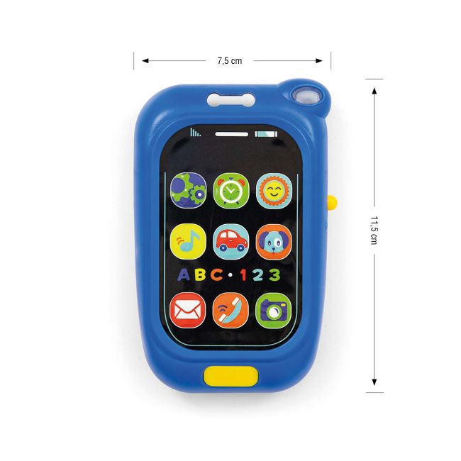Jucarie cu lumini si sunete My First Phone Blue EKD127836