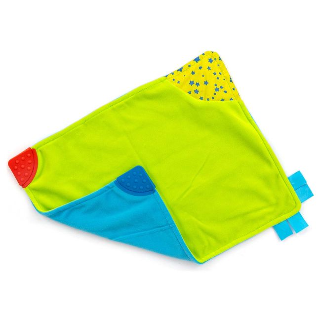 Jucarie din plus, fosnaitoare si functie dentitie, Blanky Green EKD128048