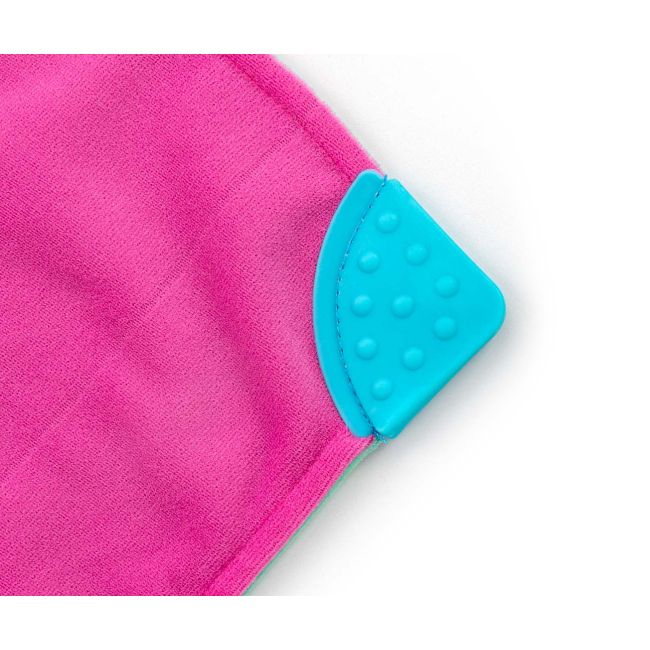 Jucarie din plus, fosnaitoare si functie dentitie, Blanky Pink EKD128031