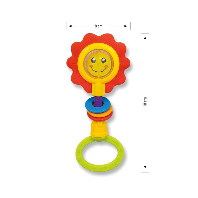 Jucarie pentru dentitite, zornaitoare, Flower Rattle EKD127898