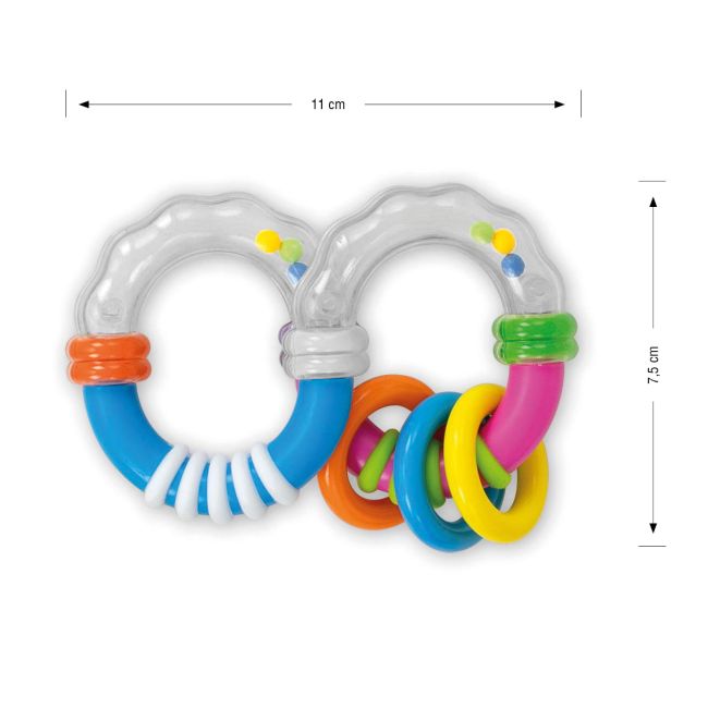 Jucarie zornaitoare Shaped 8 Rattle EKD127911
