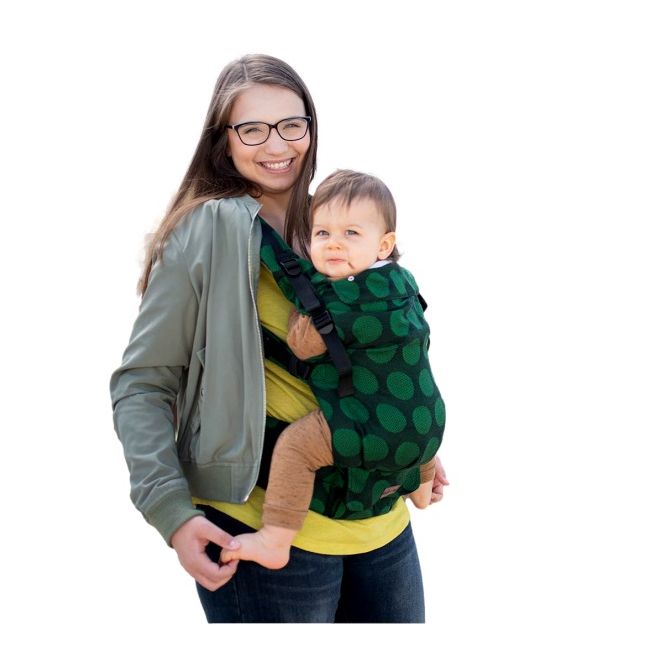 Marsupiu ergonomic, 3.5 kg-20 kg, Kinder Hop, Multi Grow, Dots Green EKDmg6651