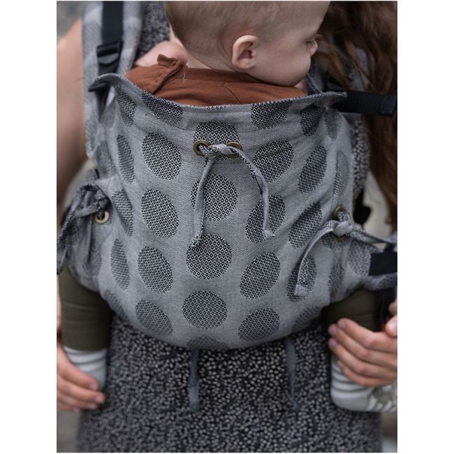 Marsupiu ergonomic, Kinder Hop, Multi Soft, Dots Light Grey EKDms6989