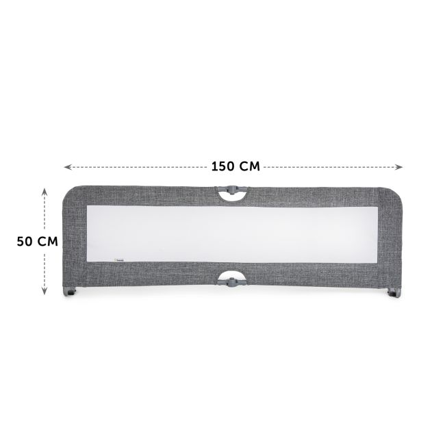 Protectie margine pentru pat Hauck SleepNSafe Plus XL Melange Grey EKD59577-0