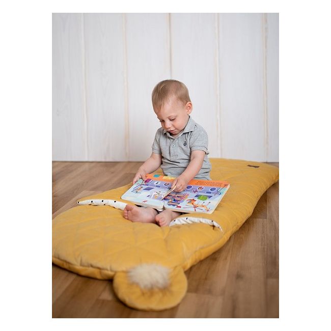 Sac de dormit Dream Catcher,transformabil in salteluta, Mustard, 120x60cm EKDsd4059