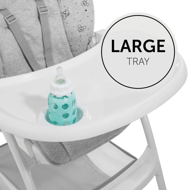 Scaun de hranire pentru bebelusi, Sit N Fold, Hauck, Mickey Mouse Grey EKD64109-5