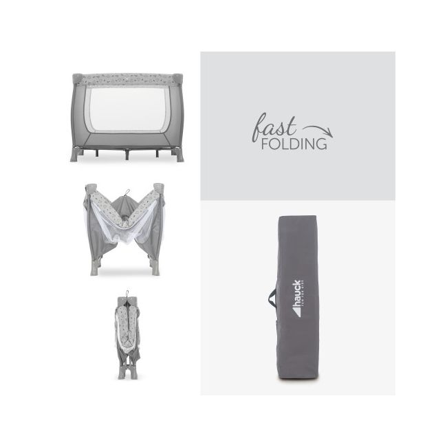 Tarc pliabil Hauck Sleep N Play SQ Nordic Grey EKD60649