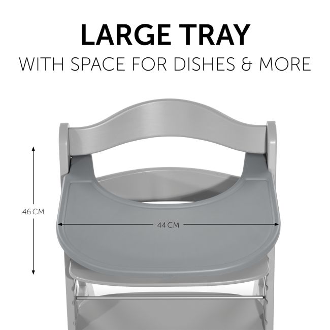 Tavita scaun masa Alpha, Click Grey EKDhk61598