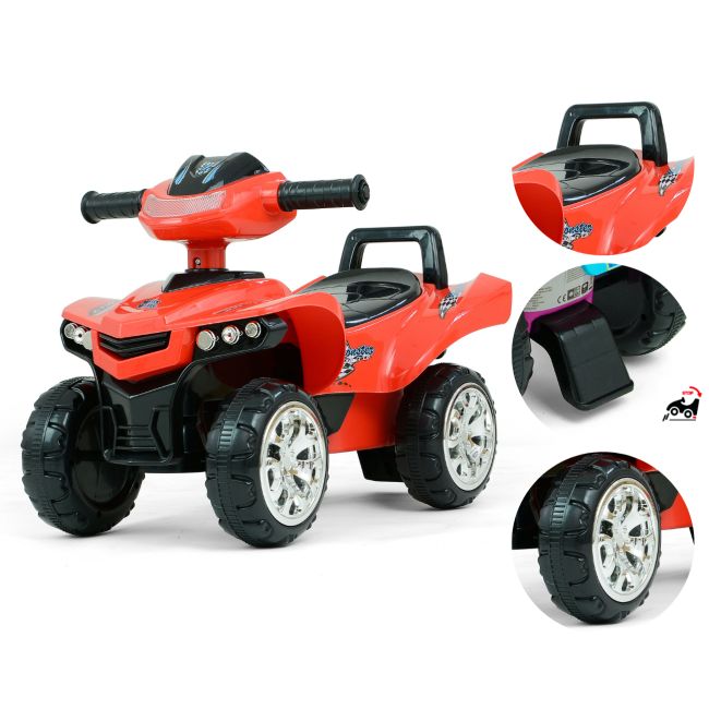 Atv pentru copii, + 18 luni , Monster Red EKDm24453