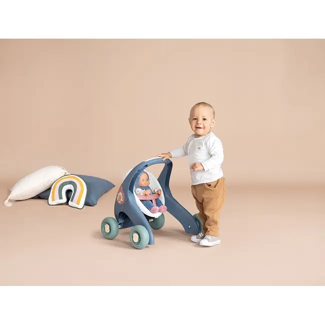 Carucior pentru papusi smoby baby walker 3 in 1 cu papusa hubs7600140308