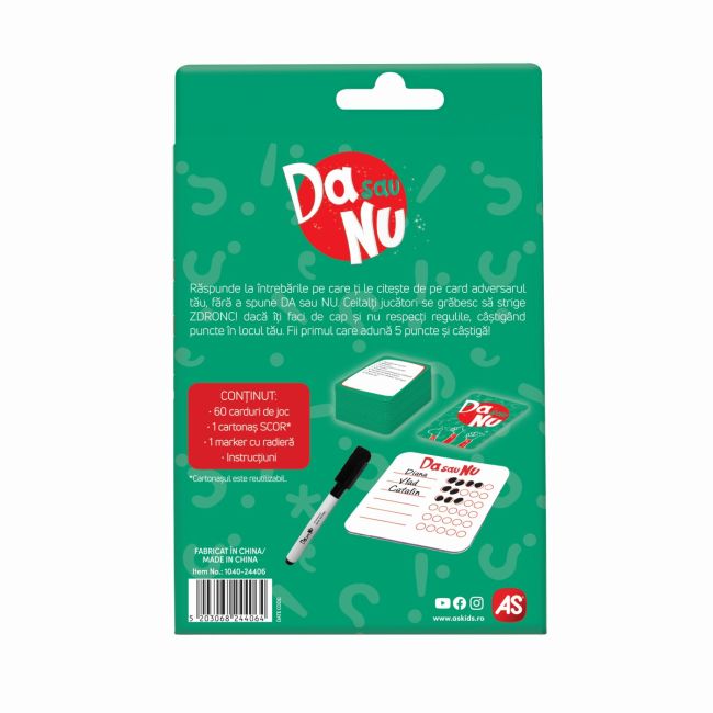JOC DE CARTI DA SAU NU VIV1040-24406