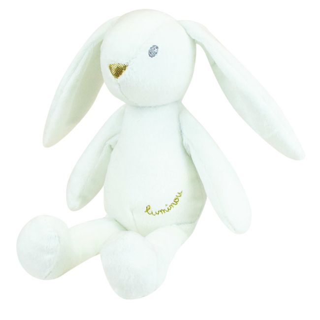 Jucarie plus jemini fosforescenta 21cm iepure luminou alb je040744