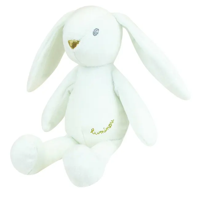 Jucarie plus jemini fosforescenta 21cm iepure luminou alb je040744