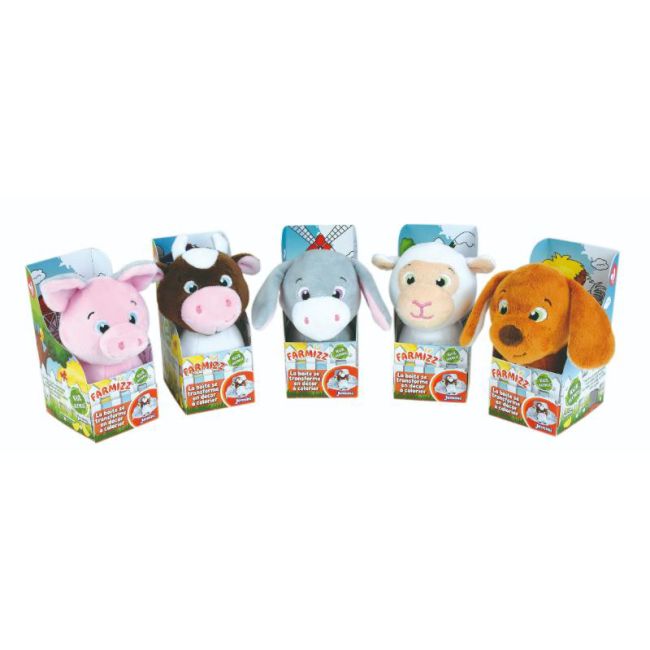 Jucarie plus jemini in cutie pentru colorat 15cm catelus je024316c