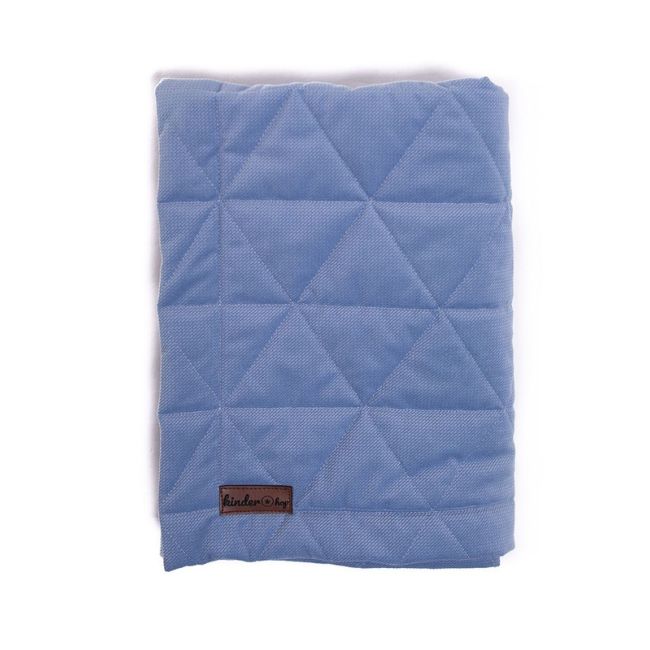Paturica Soft Touch cu doua fete, Catifea si Bumbac, 50x70 cm, Jeans EKDpk6804