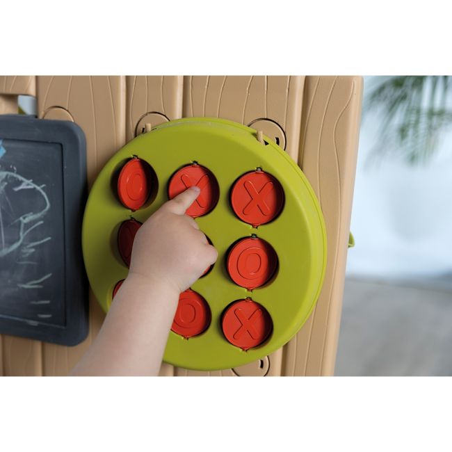 Perete de activitati smoby 6 in 1 cu accesorii hubs7600840300