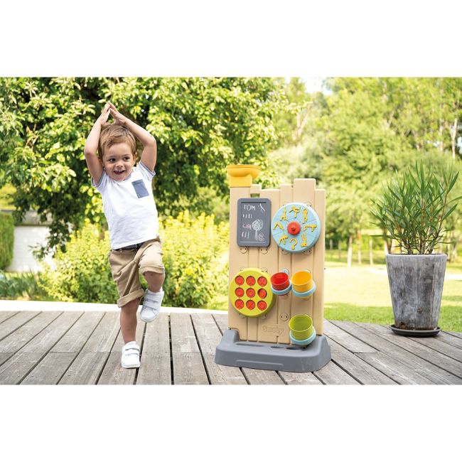 Perete de activitati smoby 6 in 1 cu accesorii hubs7600840300