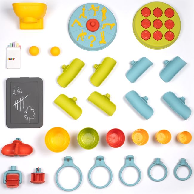 Perete de activitati smoby 6 in 1 cu accesorii hubs7600840300
