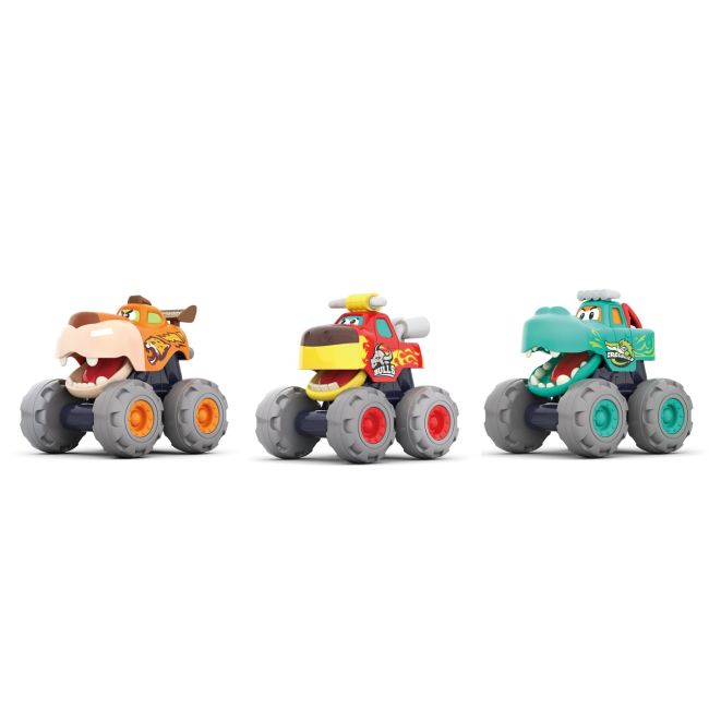 SET 3 MASINUTE BEBE MONSTER TRUCK VIV3151