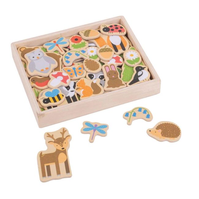 Set magnetic - animalute din padure