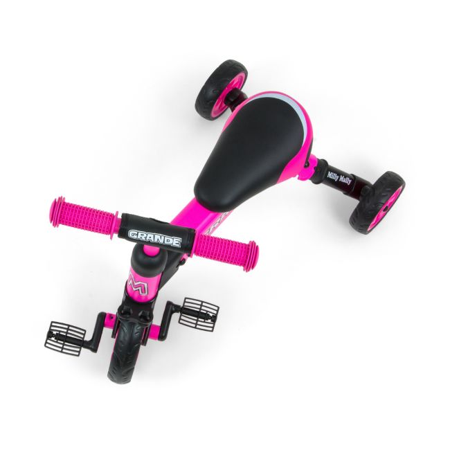 Tricicleta pliabila, transformabila in Bicicleta fara pedale, Grande Pink EKDmm25047