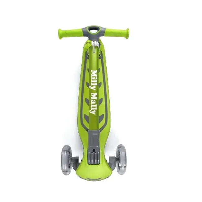 Trotineta pliabila cu roti luminoase, Milly Mally,  Boogie Blue EKDt25412