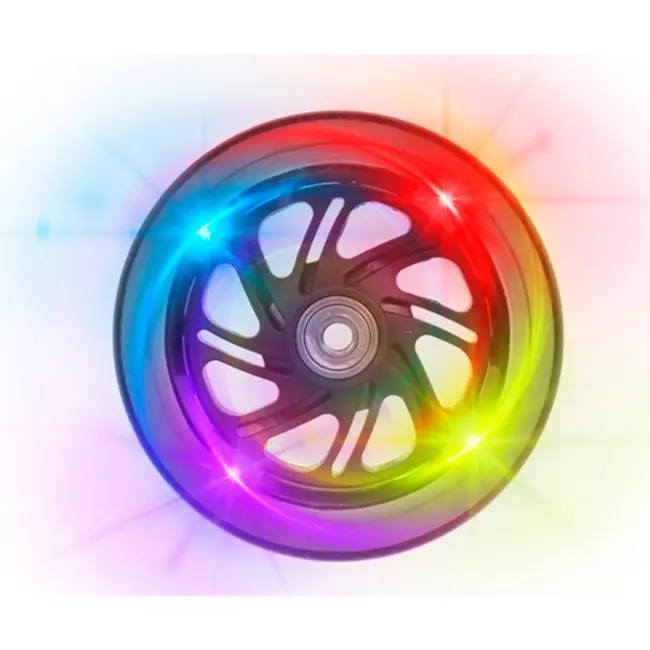 Trotineta pliabila cu roti luminoase, Milly Mally,  Boogie Red EKDt25436