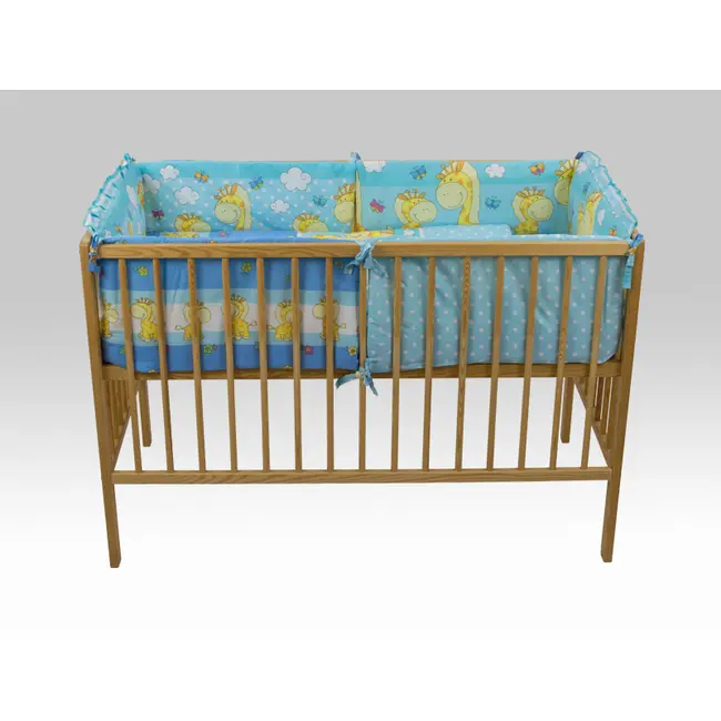 Aparatoare Laterala MyKids Happy Giraffe Albastru 120x60 - MYK00006578