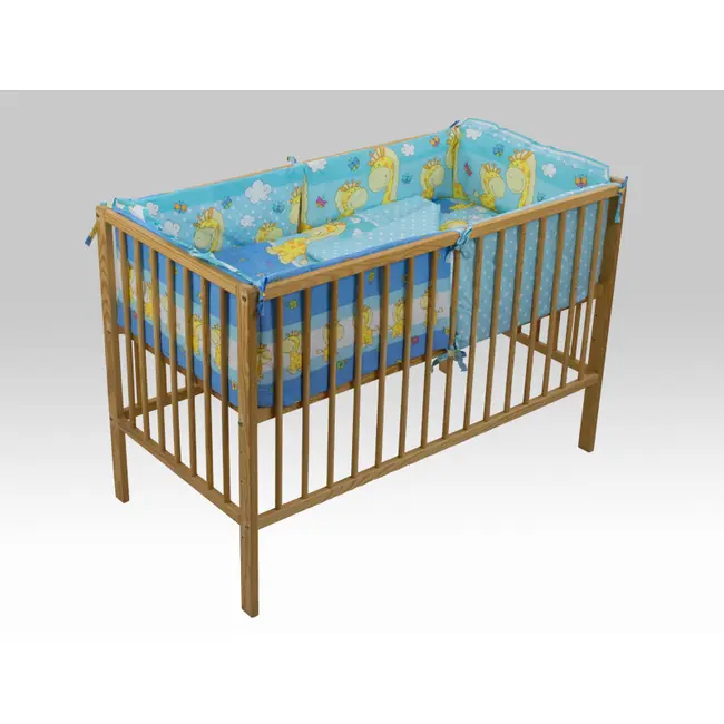 Aparatoare Laterala MyKids Happy Giraffe Albastru 120x60 - MYK00006578