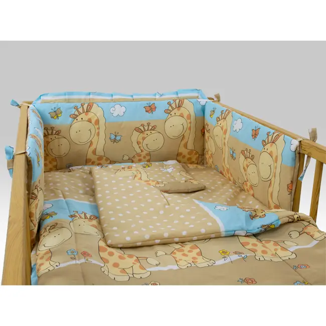 Aparatoare Laterala MyKids Happy Giraffe Albastru 140x70 - MYK00006575