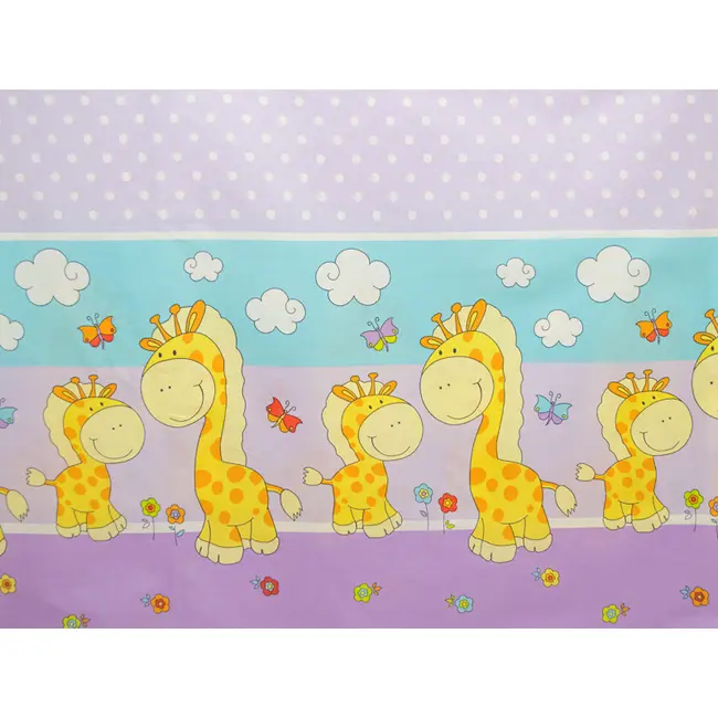 Aparatoare Laterala MyKids Happy Giraffe Mov 120x60 - MYK00006684