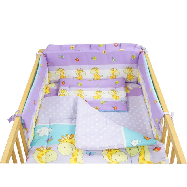 Aparatoare Laterala MyKids Happy Giraffe Mov 120x60 - MYK00006684