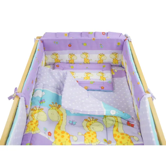 Aparatoare Laterala MyKids Happy Giraffe Mov 120x60 - MYK00006684