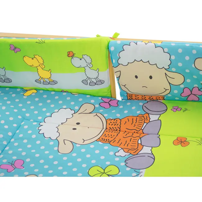 Lenjerie MyKids Oita Albastru 4+1 Piese 120x60 cm - MYK00006665