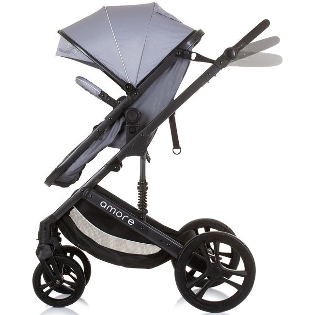 Carucior chipolino amore 3 in 1 ash grey hubst-kkam02402as