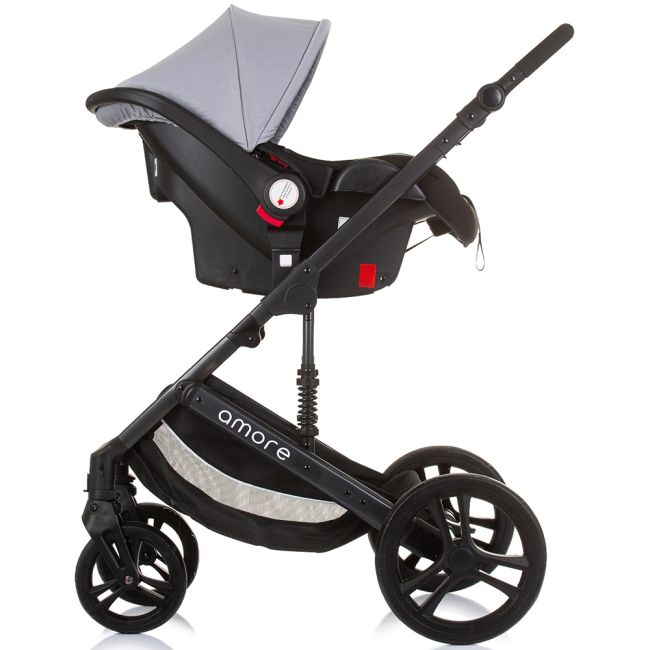 Carucior chipolino amore 3 in 1 ash grey hubst-kkam02402as