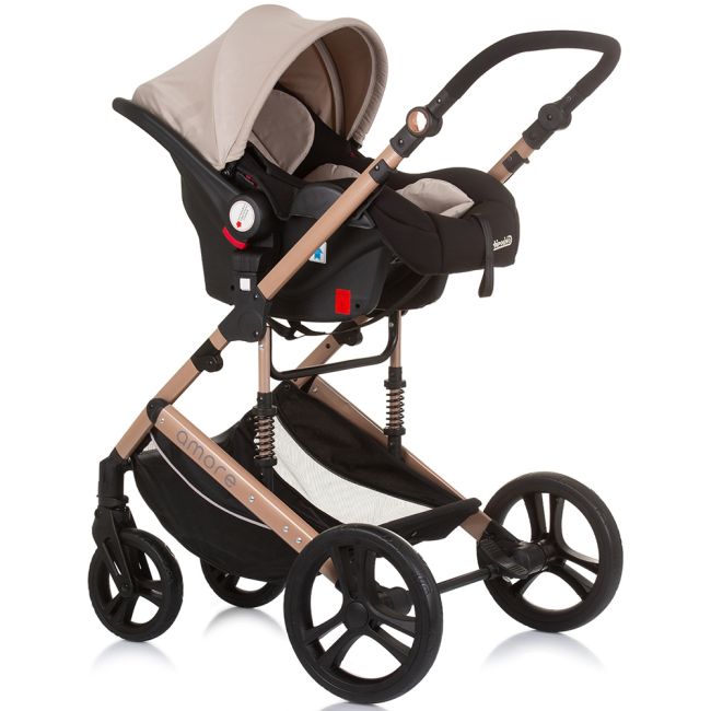 Carucior chipolino amore 3 in 1 macadamia hubst-kkam02403ma