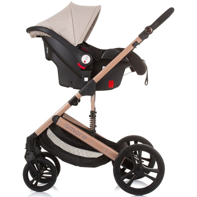 Carucior chipolino amore 3 in 1 macadamia hubst-kkam02403ma