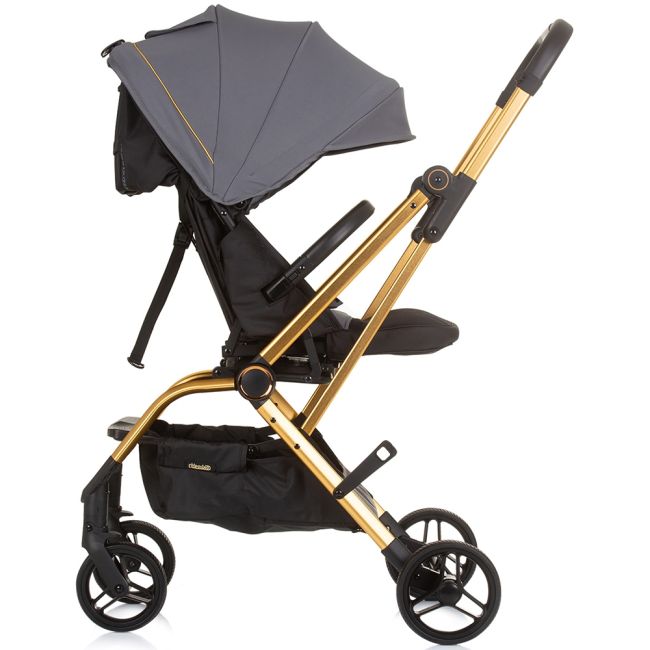 Carucior chipolino twister granite cu sezut rotativ hublktw02402gn