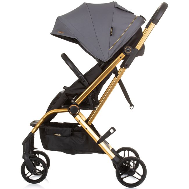 Carucior chipolino twister granite cu sezut rotativ hublktw02402gn