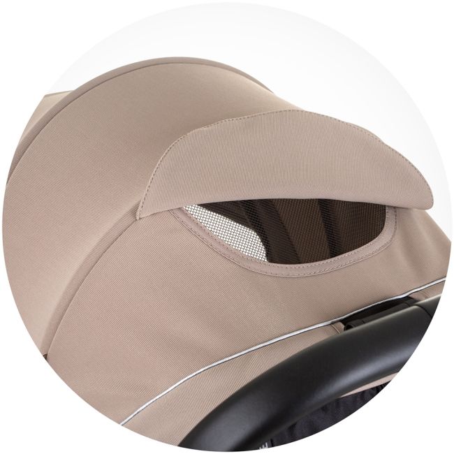 Carucior chipolino twister macadamia cu sezut rotativ hublktw02403ma