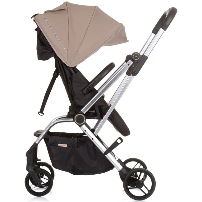 Carucior chipolino twister macadamia cu sezut rotativ hublktw02403ma