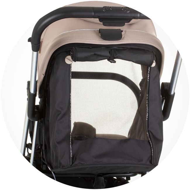 Carucior chipolino twister macadamia cu sezut rotativ hublktw02403ma