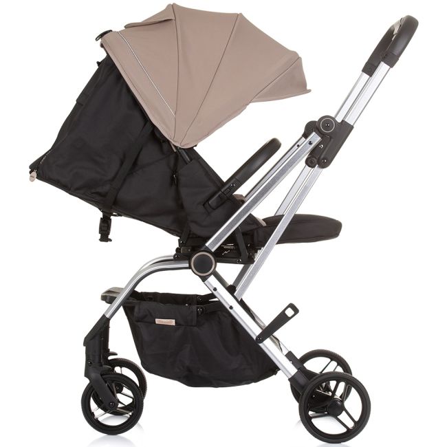 Carucior chipolino twister macadamia cu sezut rotativ hublktw02403ma