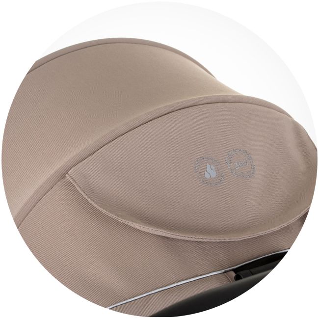Carucior chipolino twister macadamia cu sezut rotativ hublktw02403ma
